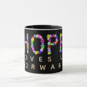 Hope Never Fades |Hope Moves Us Forward: Inspired マグカップ (中央)