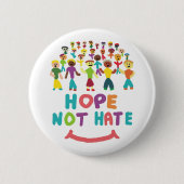 Hope Not Hate 缶バッジ (正面)