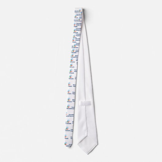 Hope On Wheels Logo T-Shirt Neck Tie ネクタイ (裏面)