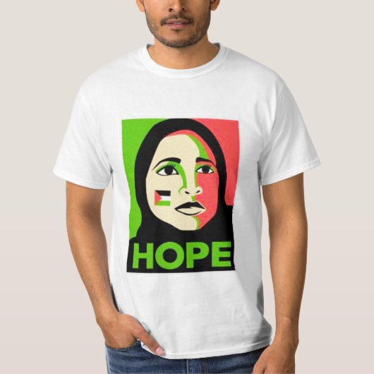 hope palestine 2014 tシャツ (正面)