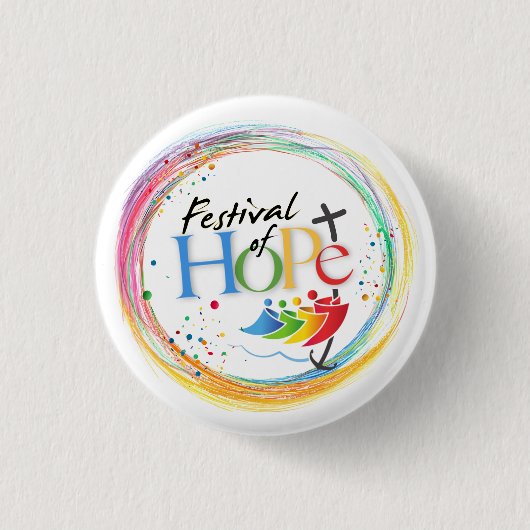 Hope party promotion buttons pins 缶バッジ (正面)