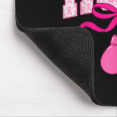 Hope Pink Ribbon Boxing Gloves Pink Breast Cancer  マウスパッド (コーナー)