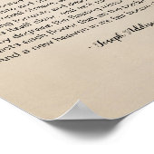 Hope Poem by Joseph Addison Vintage Poster ポスター (角)