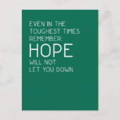Hope Quotes ポストカード (正面)