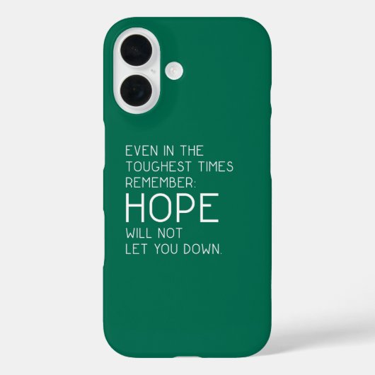 Hope Quotes Case-Mate iPhoneケース (裏面)