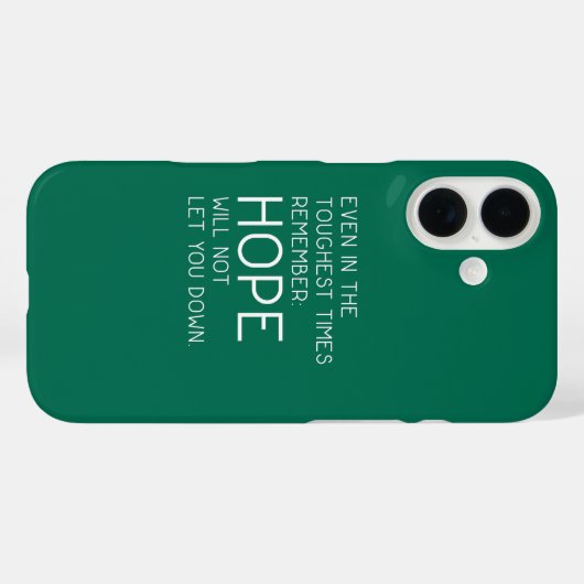 Hope Quotes Case-Mate iPhoneケース (裏面 (横))