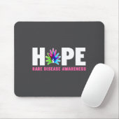 Hope Rare Disease Awareness Shirt - Rare Disease D マウスパッド (マウス)