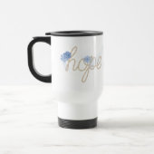 HOPE Rope Text With Blue Daisies トラベルマグ (左)
