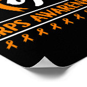 Hope RSD CRPS認識度月オレンジリボンサポート ポスター (角)