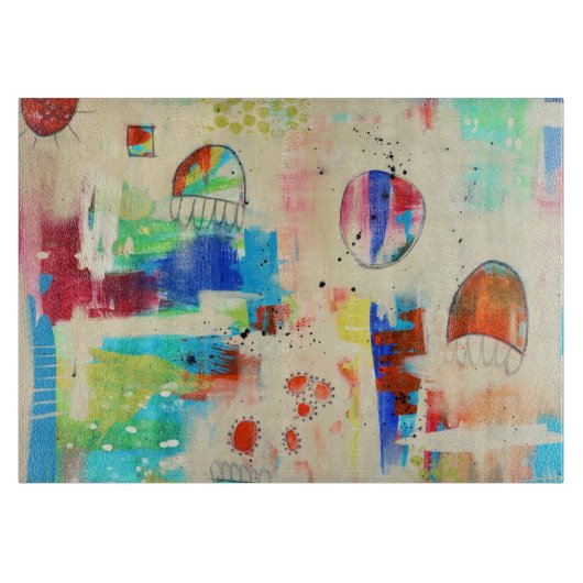 Hope Soaring 11 x 8 Glass Cutting Board カッティングボード (正面)