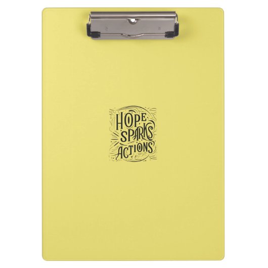 Hope Sparksアクション クリップボード (正面)