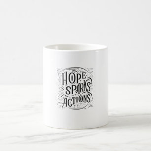 Hope Sparksアクション コーヒーマグカップ