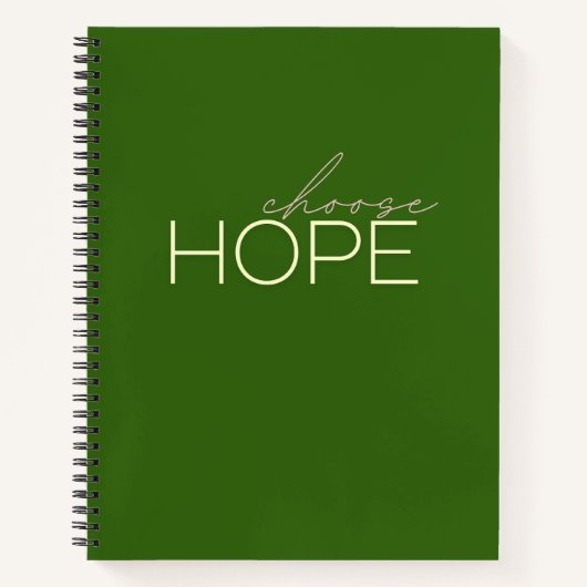 hope spiral Notebook Journalsの選択 ノートブック (正面)
