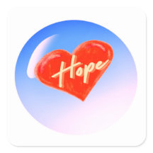 Hope Stickerというハート