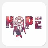 Hope Sticker スクエアシール (正面)