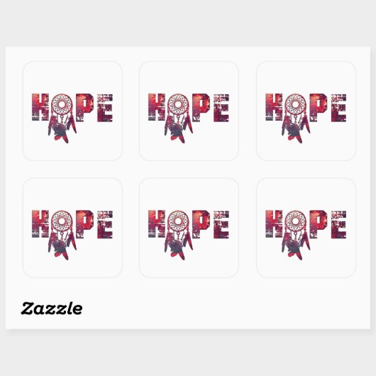 Hope Sticker スクエアシール (シート)
