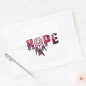 Hope Sticker スクエアシール (封筒)