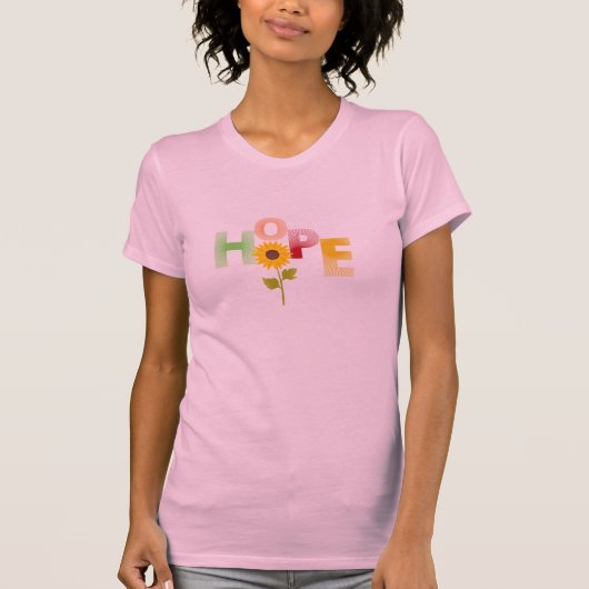 Hope Tシャツ – インスパイア &  Stay 前向き (正面)