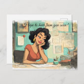 Hope to hear from you soon! Postcard  ポストカード (正面/裏面)