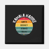 Hope Unity Decency Science Truth就任式2021 マグネット (正面)