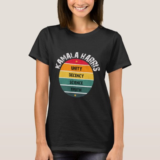 Hope Unity Decency Science Truth就任式2021 Tシャツ (正面)