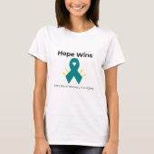 Hope Wins Addiction Awareness  Tシャツ (正面)
