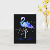 Hope With Flamingo Suicide Prevention Awareness  カード (黄色い花)