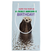 Hope You are a Otterly 素晴らし誕生日 スモールペーパーバッグ (正面)