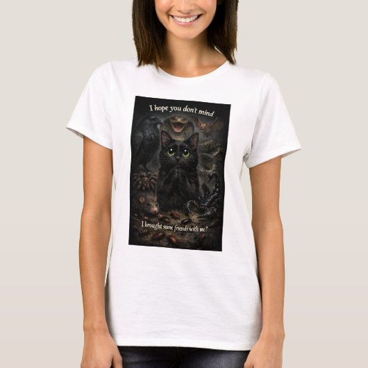 Hope you don't mind I brought friends? Tシャツ (正面)