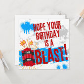 Hope Your誕生日が爆破 カード (正面/裏面インサイチュ)