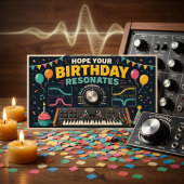 Hope Your Birthday Resonates! 🎉🎛️ ポストカード