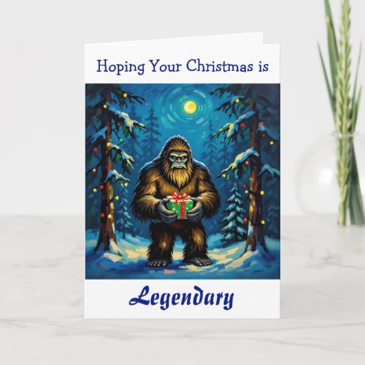 Hope your Christmas is a Whooping Good Time   カード (正面)