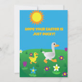 Hope your Easter is Ducky シーズンカード (正面)