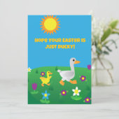 Hope your Easter is Ducky シーズンカード (スタンド正面)