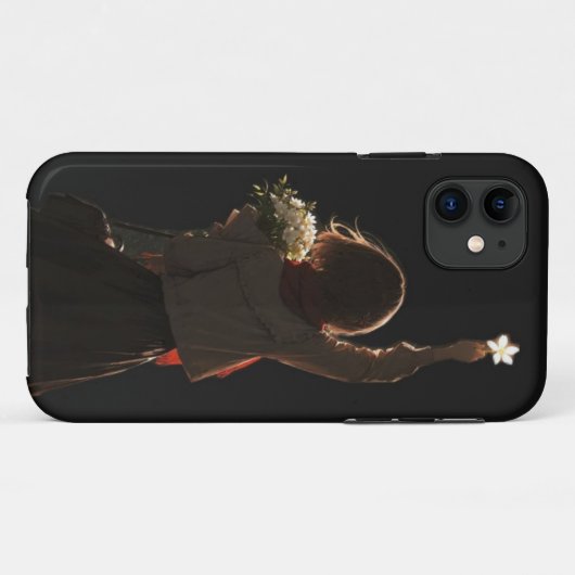 Hopeful gaze iPhone case Case-Mate iPhoneケース (裏面(横))