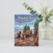 Hopewell Rocks Canada ポストカード (スタンド正面)