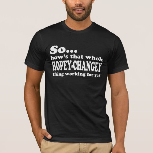 Hopey-Changeyの事 Tシャツ (正面)