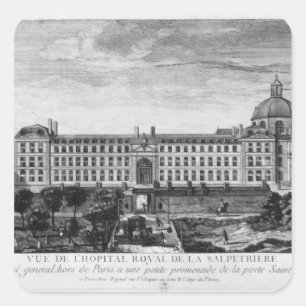 Hopital Royal de La Salpetriereの眺め スクエアシール