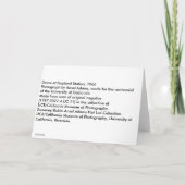 Hopland Station 1966年の果樹園 カード (裏面)