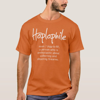 Hoplophile -手書き-暗いTシャツ Tシャツ