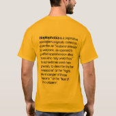 Hoplophobe - Dianne Feinstein Tシャツ (裏面)