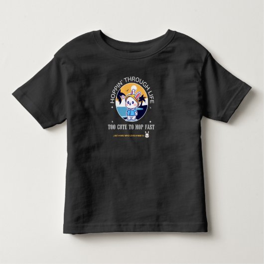 Hoppin’ Through Life トドラーTシャツ (正面)