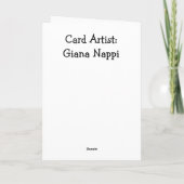 Hoppin’ You Feel Better Bunny Get Well Card カード (裏面)