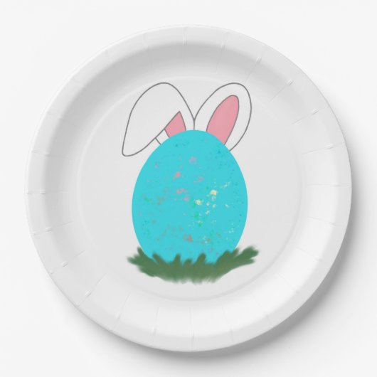 Hopping down the Bunny trail! ペーパープレート (正面)