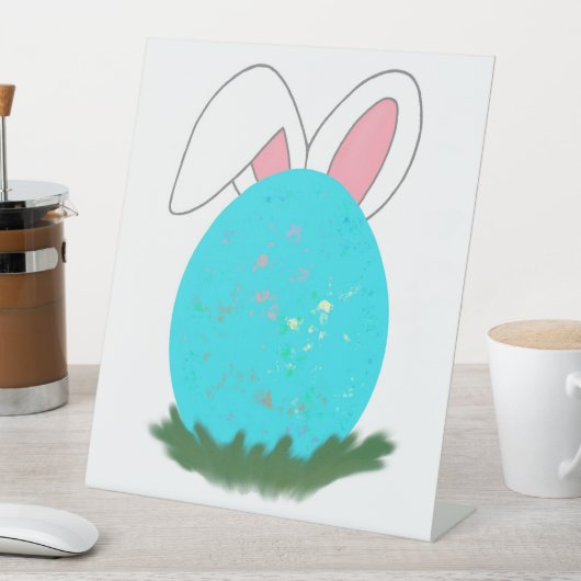 Hopping down the Bunny trail! 台座サイン (インサイチュ)