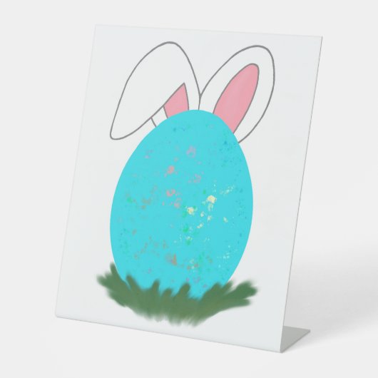 Hopping down the Bunny trail! 台座サイン (正面)