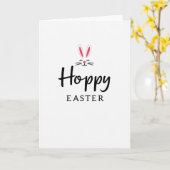 Hoppy Animal Easter Card カード (黄色い花)