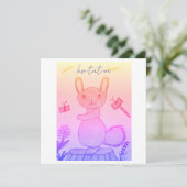 Hoppy Birthday Invitation 招待状 (スタンド正面)