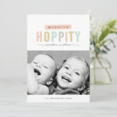Hoppy Easter | 写真イースターカード シーズンカード (スタンド正面)