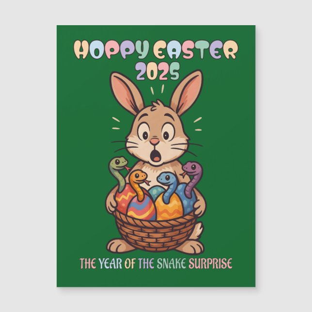 Hoppy Easter 2025: The Year of the Snake Surprise! (正面)